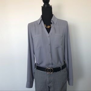 Grey Original Fit Portofino Shirt